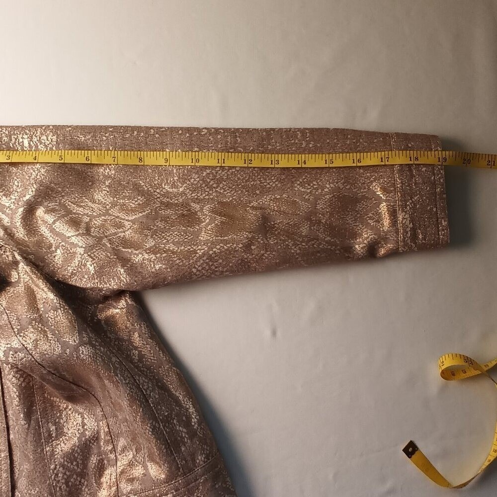 Ruby Rd Cropped Collarless Jacket Size 8 Button U… - image 7